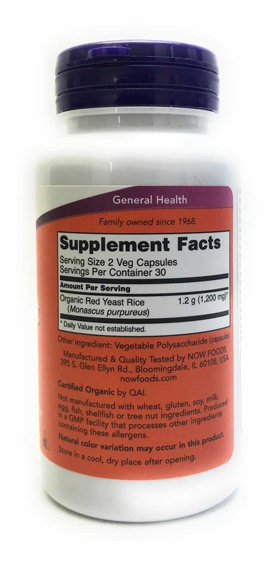 Arroz Vermelho 600mg