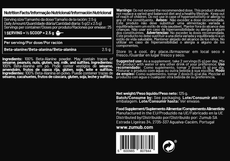 Beta-Alanina Profissional