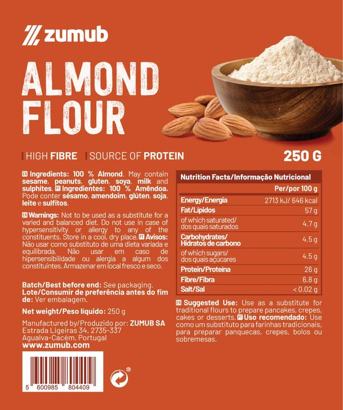 Farinha de Amêndoa