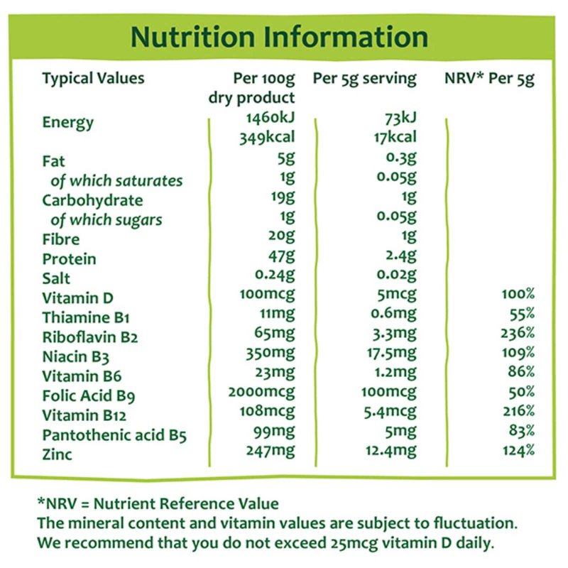 Flocos de levedura salgados Super Engevita