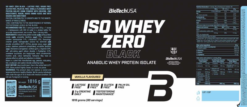 Iso Whey Zero Black