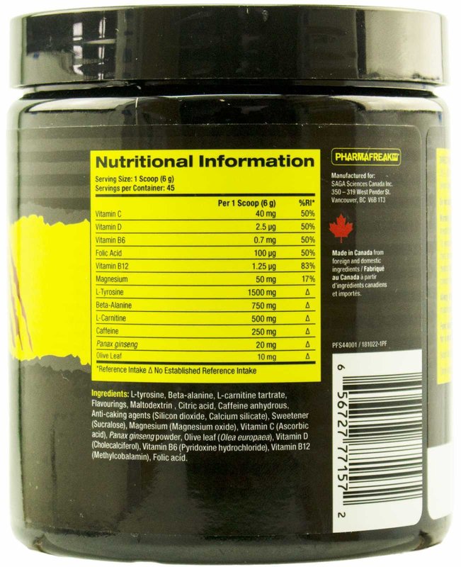 Ripped Freak 2.0 Pre-Workout