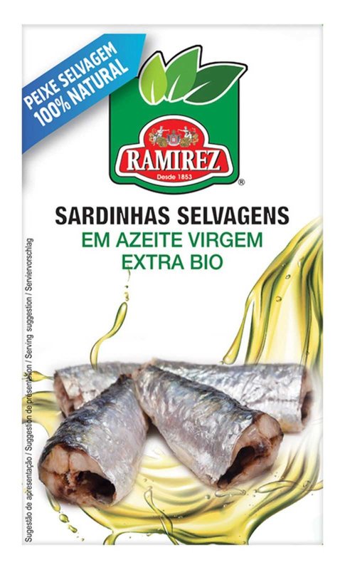 Sardinhas Selvagens em Azeite Bio